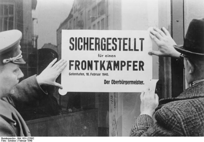 Gotenhafen, Beschlagnahme von Geschäften